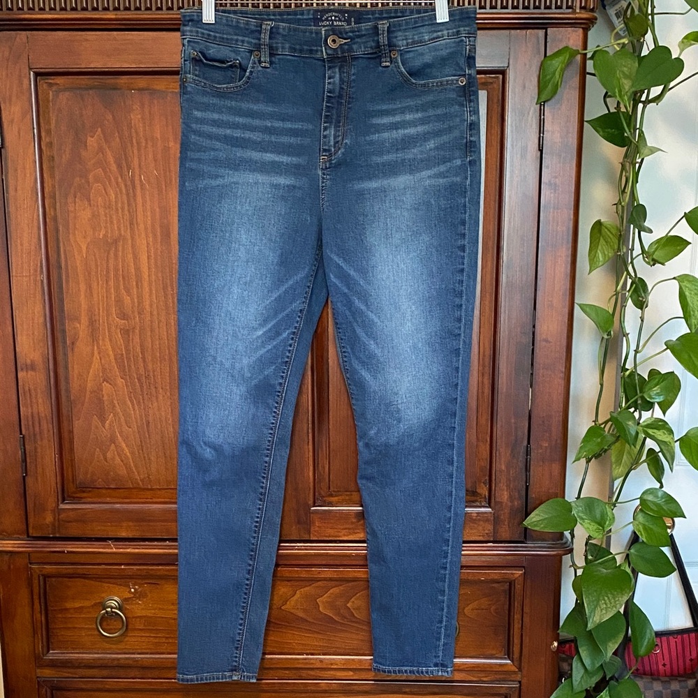 Lucky Brand Bridgette Skinny High Rise Wanderer Wash Size 12 / 31